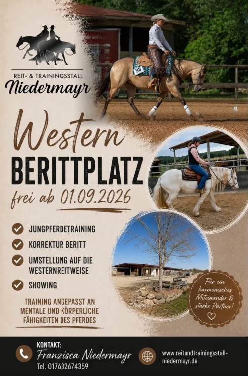 Berittplatz im Münchner Westen ab September 2026