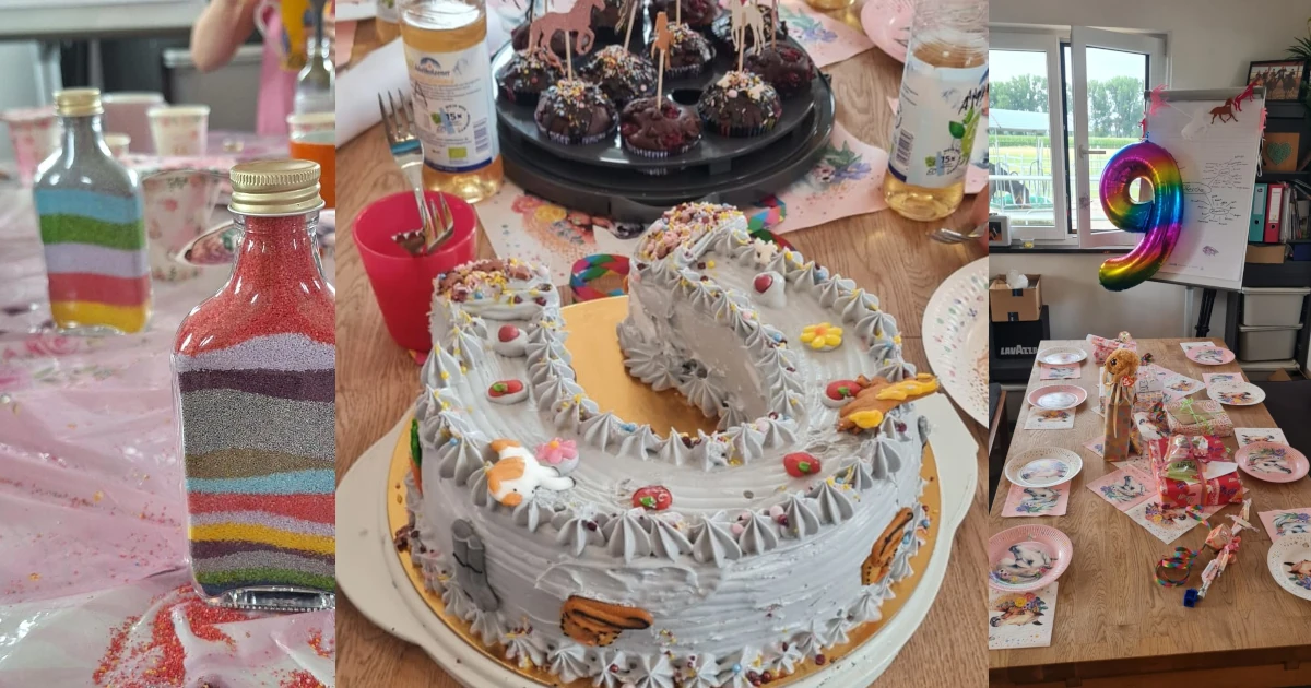 Kindergeburtstag auf dem Reiterhof in Olching bei München